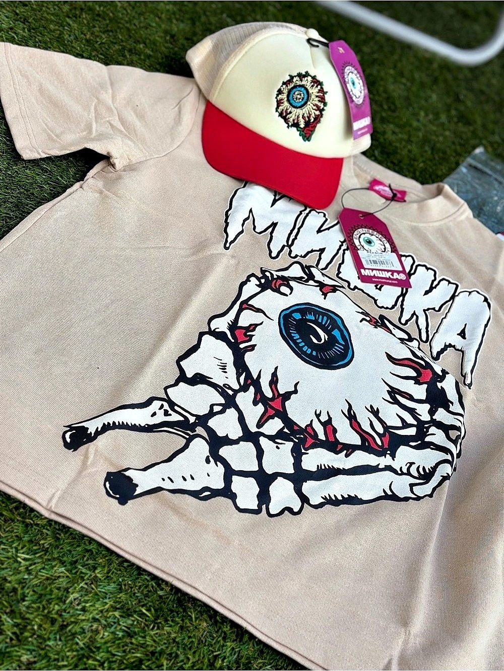 Mishka Keep Watch Eyeball Graphic Tee Graphic Short Sleeve Tee